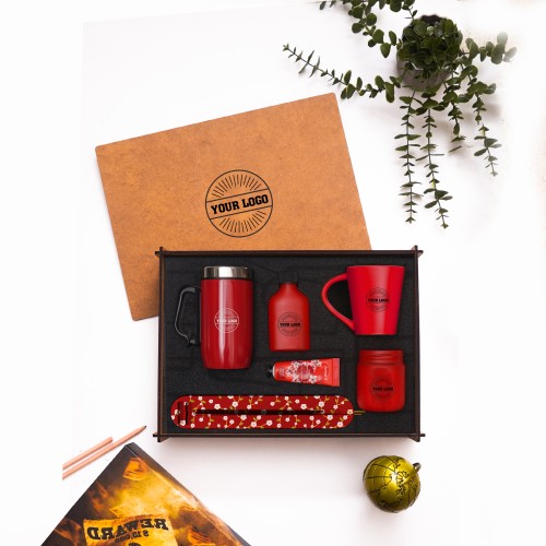 Ahşap Kutulu Hediye Seti 3626-18